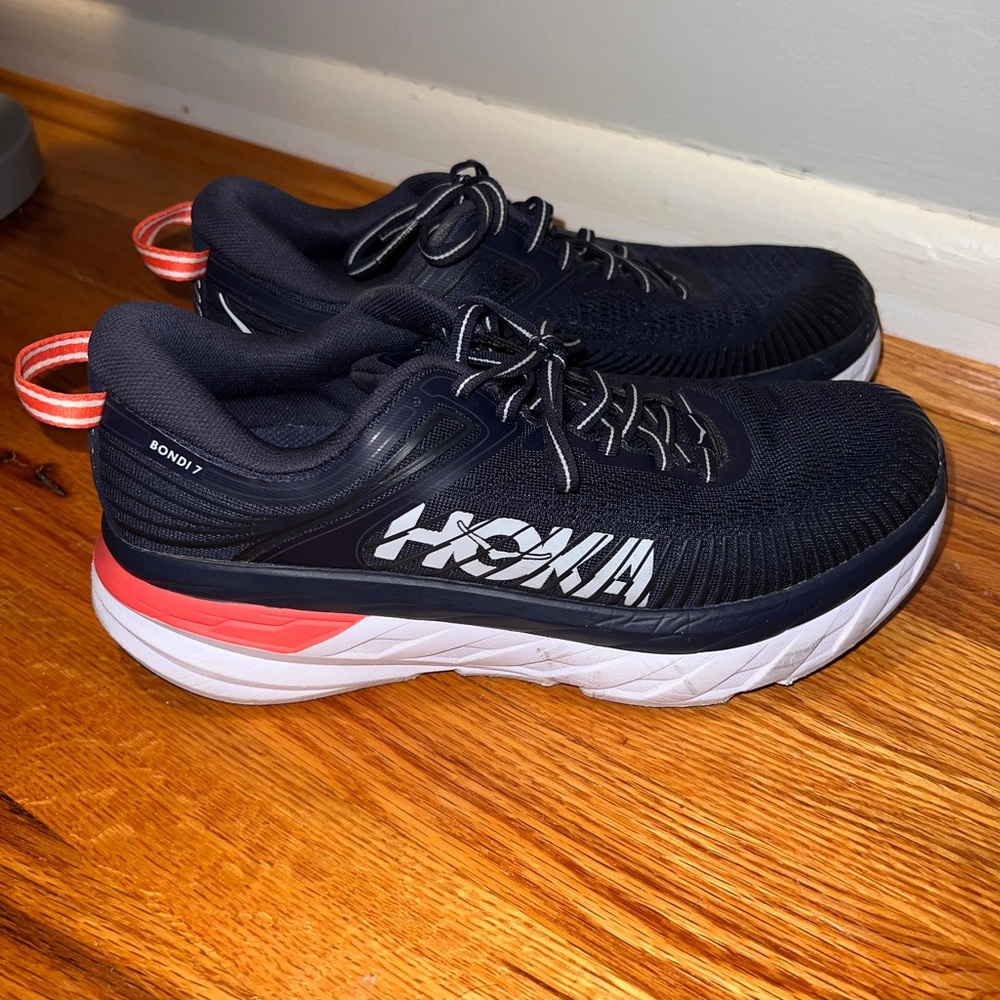 Hoka Bondi 7, Navy size 9.5
